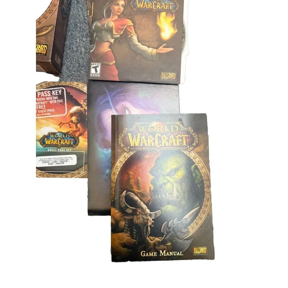 World Of Warcraft Original Box - PC Game, Blizzard Complete Good Shape
